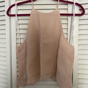 BHLDN Donna Morgan Etoile blush formal top- size 6